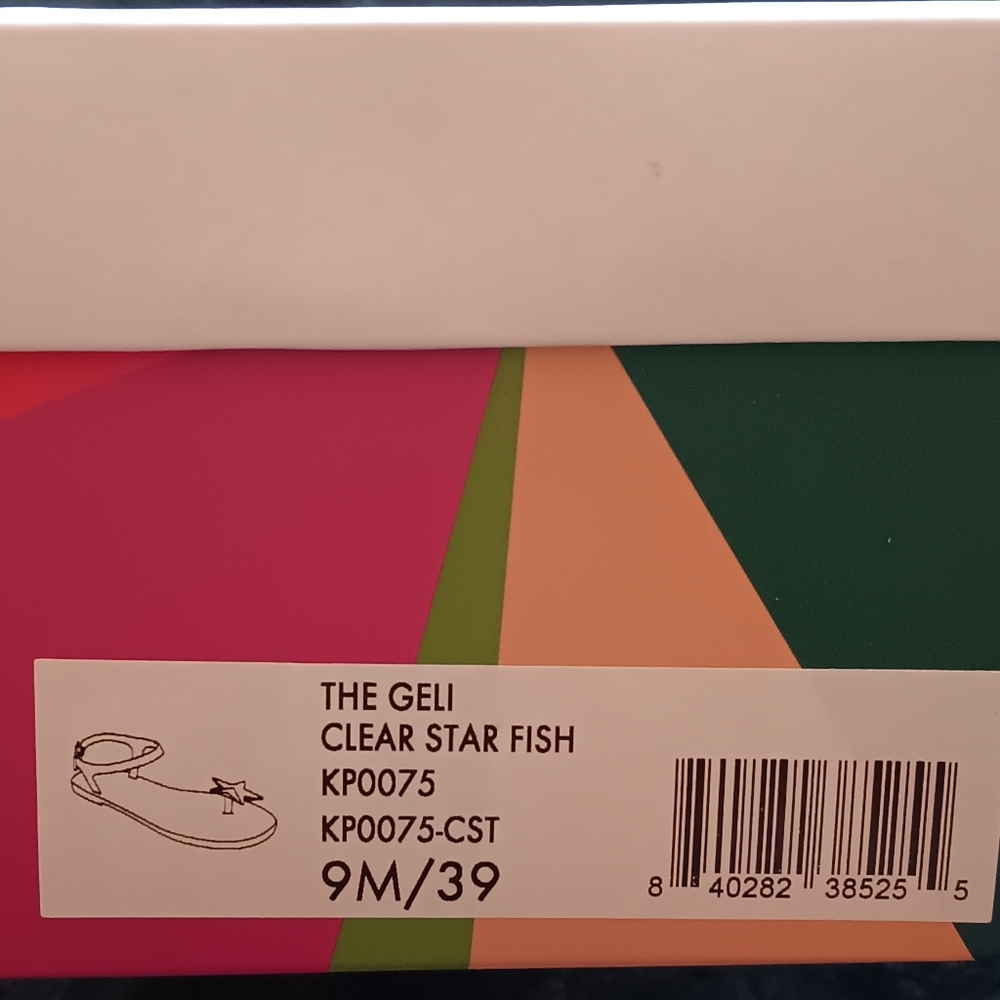 Katy Perry The Geli Clear Starfish Sandals Women's Size 9M - Picture 5 of 5